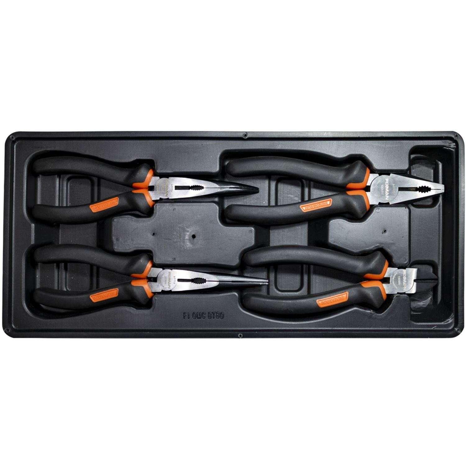 FIXMAN 4 Piece Plier Set Cp 7" Dcp 6" Lnp 8" Bnp 8"